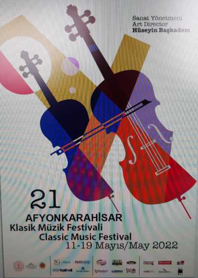 21. Afyonkarahisar Klasik Müzik Festivali Afişi